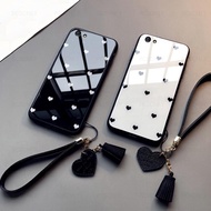 Glass Case For OPPO R9 R9S R11 R11S Plus R15 R17 R19 Pro R7S R15X Fashion Love Heart Hard Phone Cover