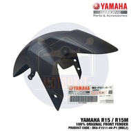 YAMAHA R15 R15M 100% ORIGINAL FRONT FENDER MUDGUARD DEPAN MATT BLACK MBL2 BK6-F1511-00-P1