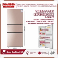 SHANBEN!tY&Refrigerator^C!Three;I&Door`p&Refrigerator`e&6.8`f&Cubic`p&Feet`q&Energy Saving Low Nois