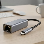 USB-C to 1Gbps RJ45 Ethernet Adapter for MacBook, Windows 7-10 & Android