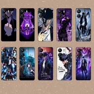 Fashion print for Xiaomi Redmi Note 13 4G 11 SE 11S 11T 11E Pro Plus Solo Leveling Soft black TPU ph