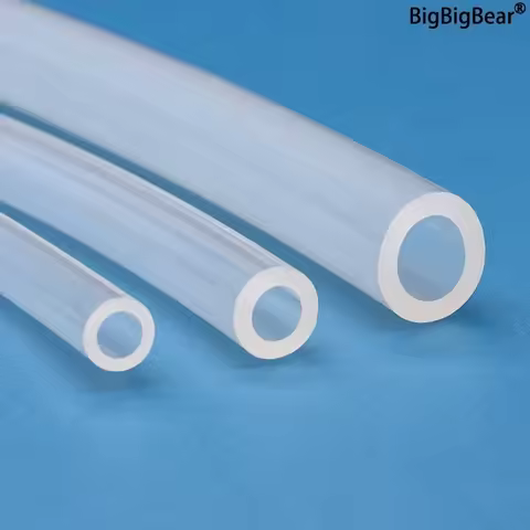 1/5/10M Food Grade Clear Transparent Silicone Rubber Hose ID 0.5 1 2 3 4 5 6 7 8 9 10 12mm O.D Flexi