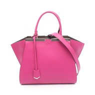 [Used] Fendi FENDI Handbag Trois Jours 2WAY Rose Leather Trois Jours Large Women's Used A