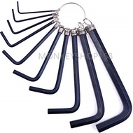 10 PCS  HEX KEY SET/ allen key set / L KEY SET
