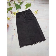 [Simple outfit] - 26-length denim skirt.CVB19 - Size S - .