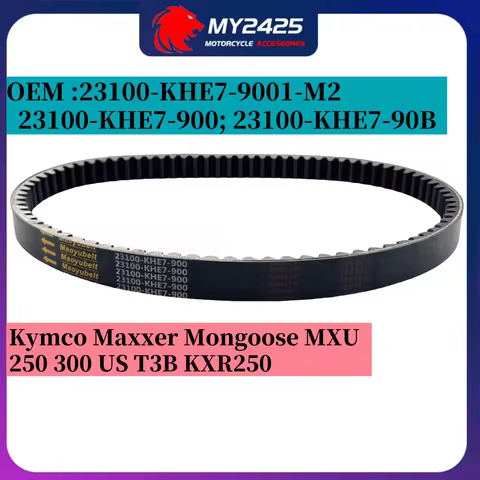 23100-KHE7-900 Drive Belt For Kymco Maxxer Mongoose MXU Grand Dink EGO Bet&Win 250 300 300R KXR250 2