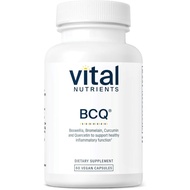 Vital Nutrients BCQ | Vegan Boswellia, Bromelain, Curcumin & Quercetin  | Joint Support  | Supports