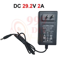 999DIY อแดปเตอร์ชาร์จแบตลิเที่ยม DC 12.6V 14.6V 16.8V 21V 21.9V 29.2V 2A แล้วตัด มีไฟสถานะ ชาร์จ Li-