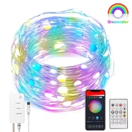 Tuya Smart Rainbow Light Graffiti wifi Smart rentetan lampu Festival Krismas aksesori wayar tembaga 