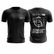 DR TACTICAL Cz P10 C Dewasa 100%Cotton T-Shirt Unisex Round Neck Short Sleeve Ready Stock Men Baju t