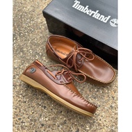 [READY STOCKS] TIMBERLAND LOAFER BROWN GUMSOLE NEW