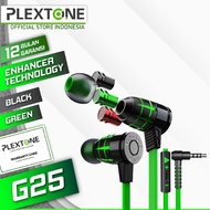 Plextone G25 Gaming Earphone Noise Cancelling Stereo Headset for PUBG Mobile Legend Free Fire