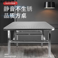 Thick Outdoor Barbecue Portable Long Stainless Steel Night Market Dining Table Folding Table Stall S