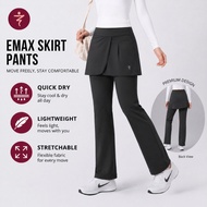 EMAX Seluar Skirt Sukan Muslimah Layer Flow Skirt Pants with Pockets plus size for Sports, picklebal