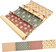 VANZACK 8pcs Packing Paper Decor Wrapping Paper for Diy Present Wrapper Kraft Wrapping Paper Diy Flower Wrapping Paper Christmas Wrapping Paper Bouquet Wrapping Paper Gift Kraft Paper