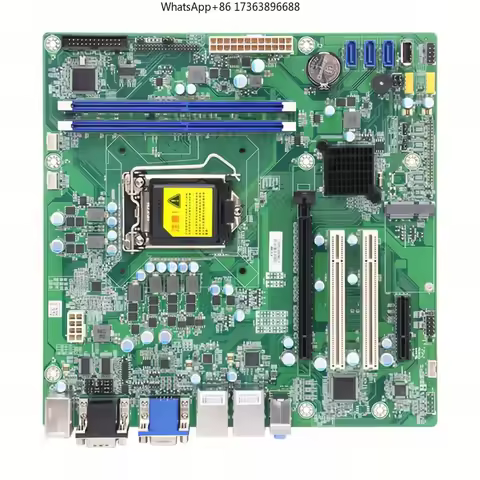 Linkleaps LGA1151 H110 Industrial Motherboard Supports 6th to 9th Gen Core I9 I7 I5 2 PCIe 2 PCI 6 C