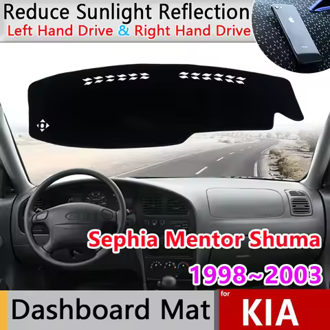 for Kia Sephia Mentor Shuma Spectra 1998~2003 Car Liner Anti-Slip Mat Dashboard Cover Pad Sunshade D