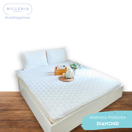 Millenia Matras Protector 180x200 / 160x200 / 120x200 springbed pelindung kasur tidur tebal