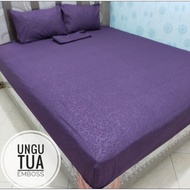 SPREI SAJA SET Tinggi 30cm Motif Emboss Aesthetic Homemade Bahan Kain Disperse