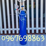OXY 10 Liter Oxygen Tank Full Set For Aquarium Fish And Seafood Packaging