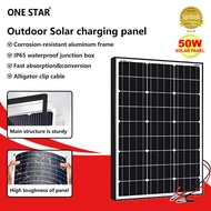 Solar Onestar Panel Charger 20W 30W 50W Solar With Mc4 Connector High Efficiency Ip65 Waterproof