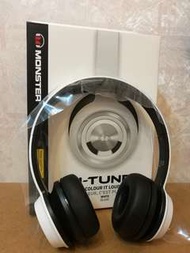 [100%New] Monster N-Tune Headphone 白色耳機