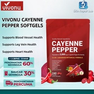 Cayenne Pepper Supplement with D3 K2 & Vitamin E | Supports Leg Vein & Circulatory Health