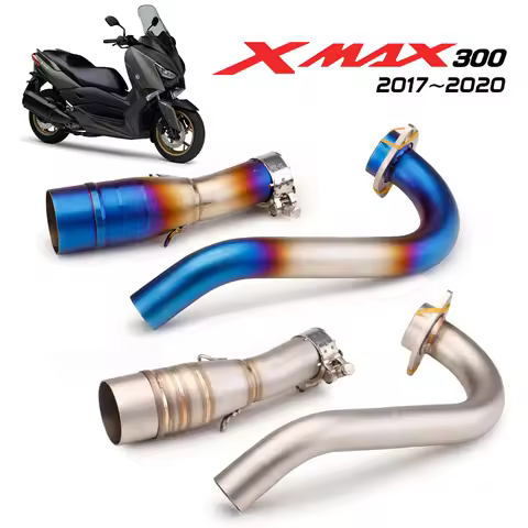 XMAX 300 Motorcycle Exhaust For Yamaha XMAX300 2017-2020 Stainless Steel Front Exhaust Muffler Escap