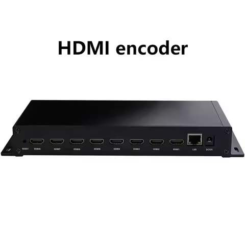 8-channel HDMI encoder HDMI to IP, H265 HEVC H264 network iptv catv encoderStreaming Media Web Push