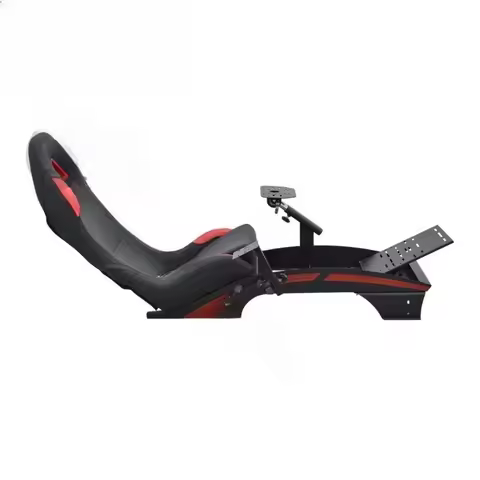 046-3 Premium Sports Bucket Seat Driving Game Simulation Racing Cockpit for PC, PlayStation, Wii, XB