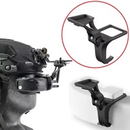For SKYZONE 04X PRO FPV Flight Goggles to Tactical Helmet Adapter Mount CNC Al Alloy Dovetail Slot C
