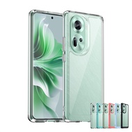 For OPPO Reno11 Global Case OPPO Reno11 Reno11 Pro Global 5G Cover Shockproof Hard PC TPU Silicone Protective Phone Back Cover