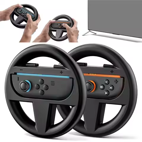 Steering Wheel For N-Switch 2 Joycon,Racing Wheel For Switch 2 & NS2,For Switch 2 Joycon Racing Game