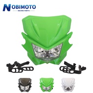 Motorcycle Universal Headlight Headlamp For Kawasaki KLX125 KLX150 250 450 CRF RMZ YZF EXC Dirt Bike