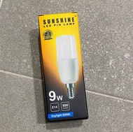 6個 可散買 Sunshine LED 9W E14 燈泡 白光6500K (LPINS-9E14D)