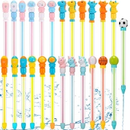 Leyndo 25 Pcs Water Guns Bulk 14.9'' Summer Water Guns Water Squirter Water Fighting Play Toys for K