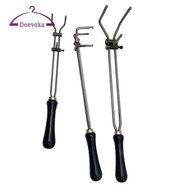 deevoka Crucible Tongs, Ceramic Crucible Plate Cup Tongs, Practical Durable Portable Crucible Holder