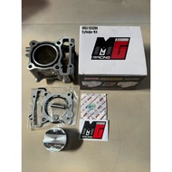 Block nmax 155 piston 62mm block mg racing nmax