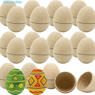 BACK2LIFE Easter Paper Eggs, Unpainted Craft Blank Painted Easter Eggs, Fake Eggs Adorable Simulated
