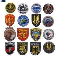 Spot goods malaysia flag patch sticker bendera malaysia barang askar custom patch Hat Badge logo Pos