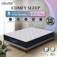 Azure™ Comfy 20cm Pocketed Spring Mattress | Single Super Single Mattress | Queen Mattress | King Ma
