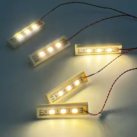 LYBMTWF 20pcs 1×4 LED DIY Lighting kit, LED Light Brick, Compatible with Lego Building Block 3710