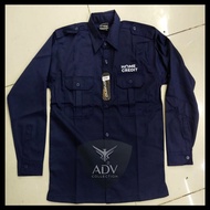 KEMEJA HOME CREDIT Shirt Home Credit Navy PDH Long Sleeve Men's Uniform