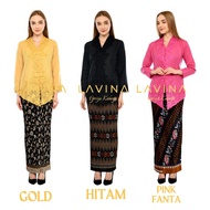 (REALPICT-BISA COD) SETELAN KEBAYA ENCIM BORDIR MURAH DAN ROK PLISKET Kebaya couple pasangan elegan 