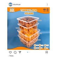 Plastic Square Food Container 1000ml 1500ml 2000ml 3000ml