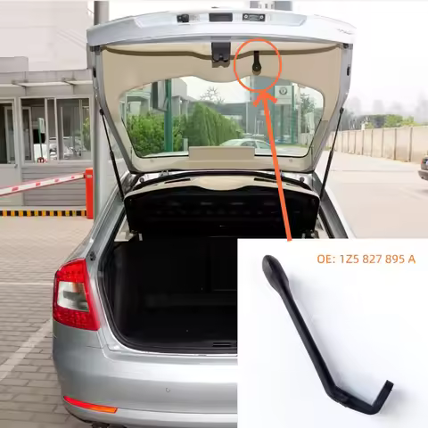 Rear Tailgate Trunk Lid Handle Boot Closing For Skoda Fabia 5J MK2 Octavia 2 A5 Yeti 5L 2007-2014 1Z