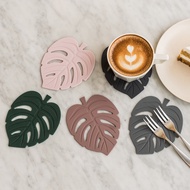 Good Morning Seoul Korea Daigou EZway Made In FLAITO Texture Silicone Leaf Coaster