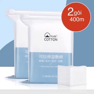 200 Miếng Bông tẩy trang cotton Đắp Lotion Mask Mặt Nạ Toner 100% Cotton Mỏng Mịn Co Dãn