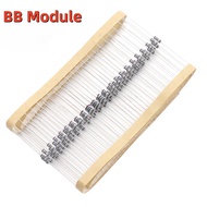 20pcs 1/4W 5% 0.25W Wire Wound Resistor Fuse Winding Resistance 0.5R 10R 0.5 1 2.2 3.3 3.9 4.7 5.1 1