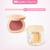 BUNDLE | barenbliss BNB Moist Mochi Blush + Hi-cover Foundation Balm